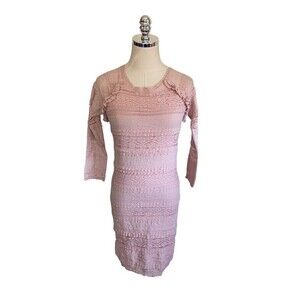 Avec Les Filles Pink Mini Lace Dress Size Small Coquette Whimsigoth Romancecore